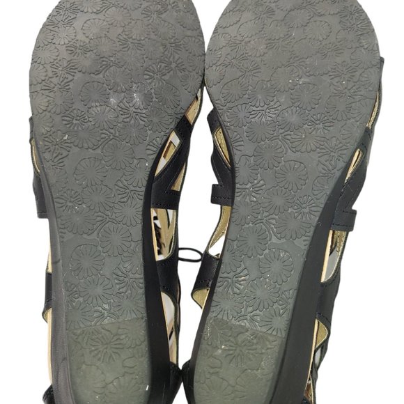 Esprit Black Platform Gladiator Sandal Women's Size 8 - Picture 6 of 7